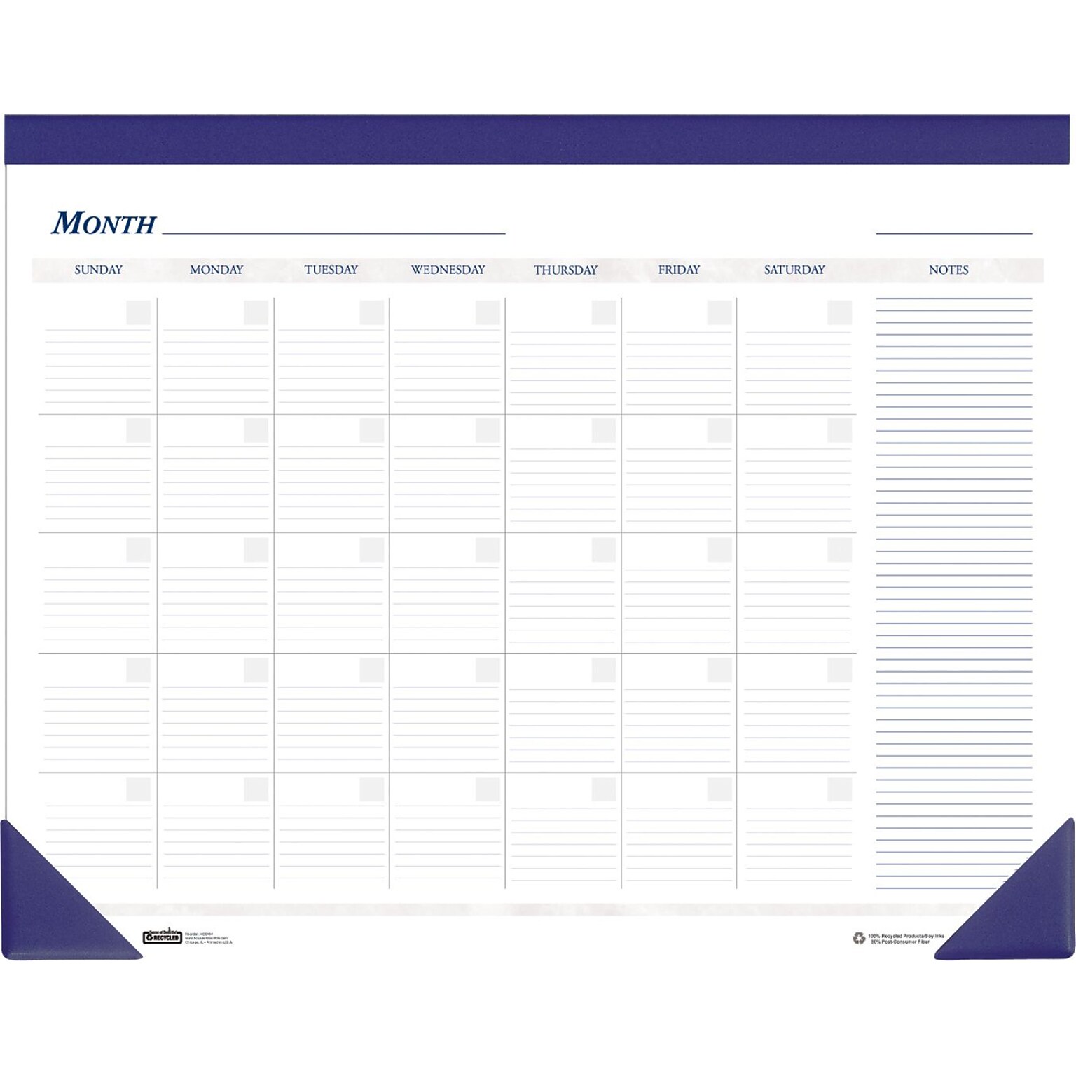 House of Doolittle 17 x 22 Monthly Desk Pad Calendar (464Q)