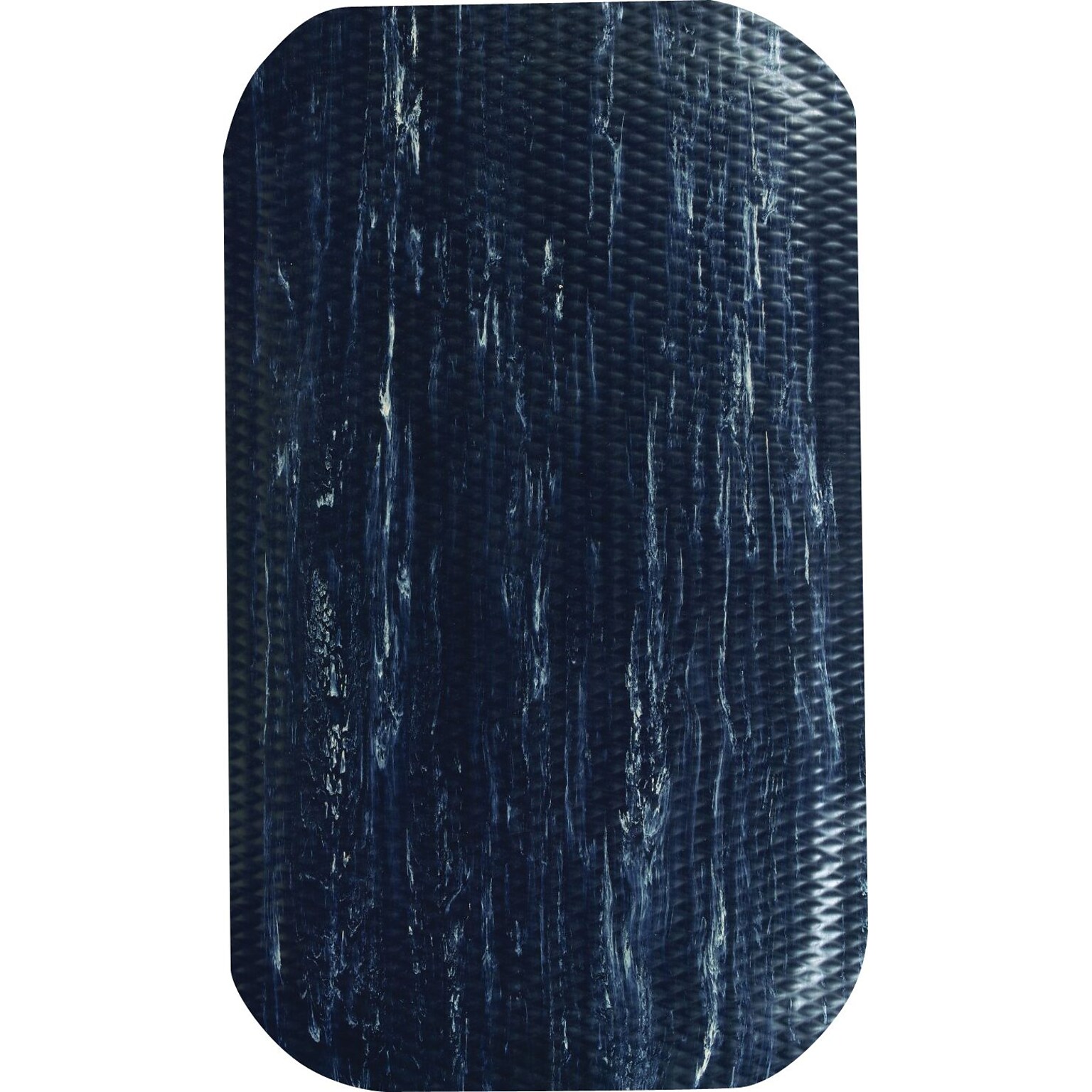 M+A Matting Company Hog Heaven Nitrile Rubber Marble Top Anti-Fatigue Floor Mat, 5 L x 3 W, 7/8 , Midnight Swirl (449100035)