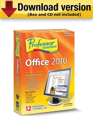 Software Professor Teaches Office 2010 Tutorial Set Downloads for Windows (1-User) [Download]
