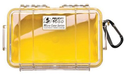 Pelican™ 1050 Micro Case For Cell Phone; PDA; iPod; Pager; Clear/Yellow