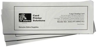 Zebra Technologies® 105999-400 Cleaning Card Kit For P100I