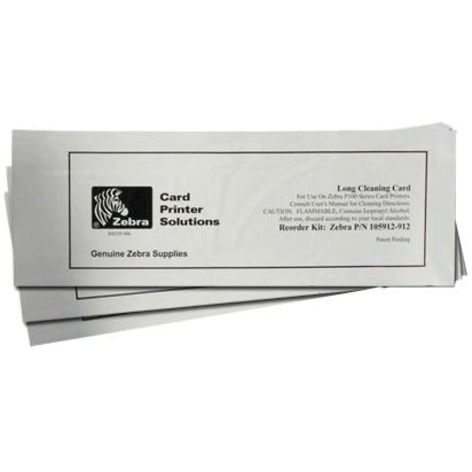 Zebra Technologies® 105999-400 Cleaning Card Kit For P100I