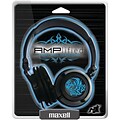 Maxell® 190265 Amplified Headphone, Blue