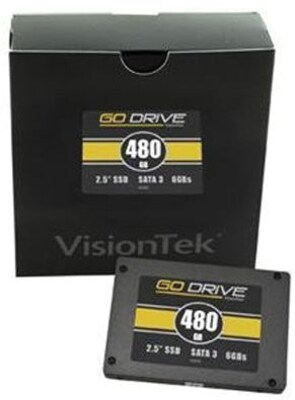 VisionTek® GoDrive Solid State Drive; 2 1/2 SATA/600 Internal; 480GB