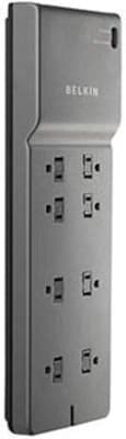 Belkin® BE108230-12 8-Outlets 3390 Joule Home/Office Surge Protector With 12 Cord