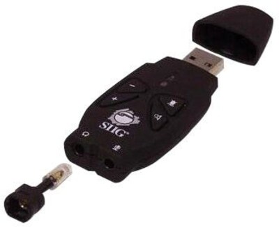 Siig® CE-S00022-S1 7.1 Virtual Pro Surround Sound Device With C-Media CM108 Chipset