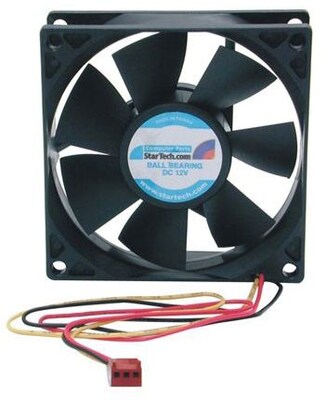 StarTech FANBOX2 Dual Ball Bearing Computer Case Fan With TX3 Connector, 3000 RPM