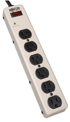 Tripp Lite PM6NS 6-Outlet 900 Joule Commercial Grade Surge Suppressor With 6 Cord