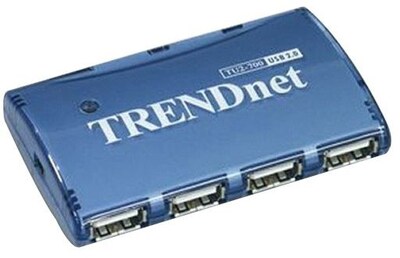 TRENDnet® TU2-700 7-Port High Speed USB Hub With Power Adapter