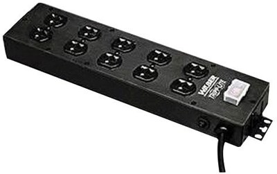 Tripp Lite UL800CB-15 Power Strip With 15 Black Cord; 10 Outlets