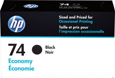 HP 74 Black Economy Ink Cartridge (B3B20AN)