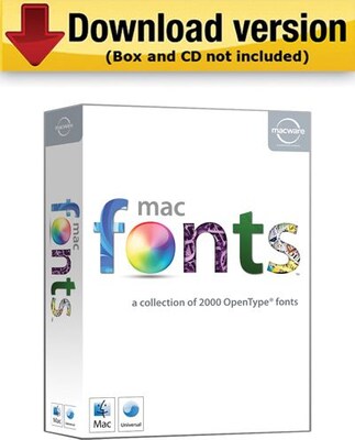Macware MacFonts Complete Collection for Mac (1-User) [Download]