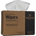 Brighton Professional™ Glass & Surface Wipers, 9 3/4 x 16 1/2, 150/Box