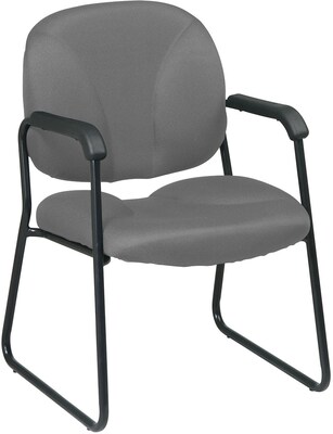 Office Star WorkSmart™ Fabric Guest Chair, Gray