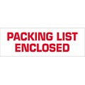 Tape Logic™ 2 x 55 yds. Pre Printed Packing List Enclosed Carton Sealing Tape, 36/Case