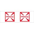 Tape Logic™ 2 x 55 yds. Pre Printed Fragile (Box) Carton Sealing Tape, 36/Case
