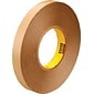 3M™ 1/2" x 72 yds. Double Coated Film Tape 9425, Clear, 2/Pack