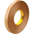 3M™ 1 x 72 yds. Double Coated Film Tape 9425, Clear, 2/Pack