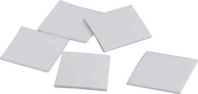 Tape Logic™ 1/2 x 1/2 x 1/32 Double Coated Foam Square, White, 1296/Case