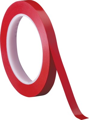 3M™ 1/4 x 36 yds. Solid Vinyl Safety Tape 471, Red, 3/Pack