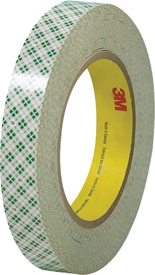 3M™ 1/2 x 36 Yards Double Sided Masking Tape 410M, Natural, 3 Rolls (T9534103PK)