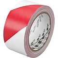 3M™ 767 Striped Vinyl Safety Tape, 2 x 36 yds., Red/White, 2 Rolls (T9677672PK)