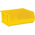 Quill Brand® 10-7/8 x 11 x 5 Plastic Stack and Hang Bins, Yellow, 6/Ct (BINP1111Y)