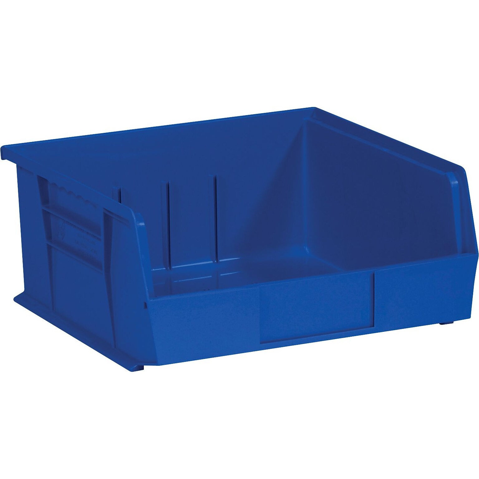 Quill Brand® 10-7/8 x 11 x 5 Plastic Stack and Hang Bins, Blue, 6/Ct (BINP1111B)