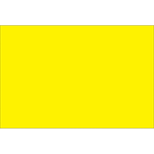 Tape Logic 5 x 7 Rectangle Inventory Label, Fluorescent Yellow, 500/Roll