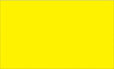 Tape Logic 6 x 4 Rectangle Inventory Label, Fluorescent Yellow, 500/Roll