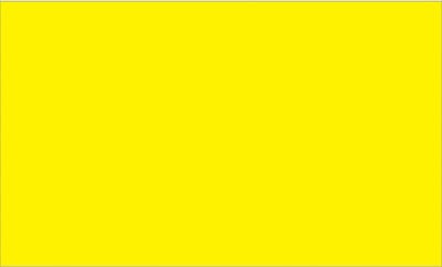 Tape Logic 5 x 3 Rectangle Inventory Label, Fluorescent Yellow, 500/Roll