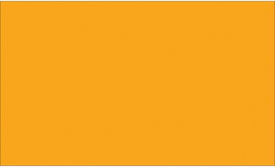 Tape Logic 5" x 3" Rectangle Inventory Label, Fluorescent Orange, 500/Roll