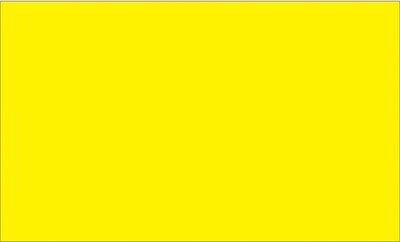 Tape Logic 3 x 2 Rectangle Inventory Label, Fluorescent Yellow, 500/Roll