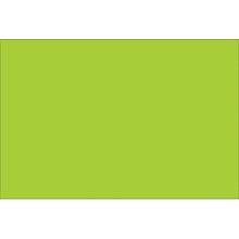 Tape Logic 4 x 3 Rectangle Inventory Label, Fluorescent Green, 500/Roll