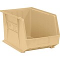 Partners Brand 18 x 11 x 10 Plastic Stack and Hang Bin Quill Brand, Ivory, 4/Case
