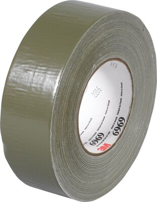 3M™ 2 x 60 yds. Vinyl Duct Tape 6969, Olive Green,  3/Pack