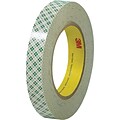 3M™ 1/2 x 36 yds. Double Sided Masking Tape 410M, Natural, 72 Rolls