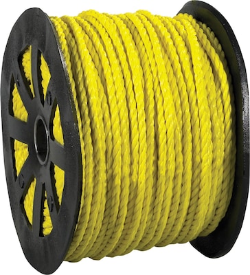 Partners Brand Nylon Rope, 0.18 x 600 ft., Yellow (TWR101)