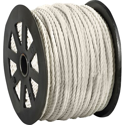 BOX Partners  1150 lbs. Twisted Polypropylene Rope, White, 600
