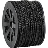 BOX Partners  1150 lbs. Twisted Polypropylene Rope, Black, 600