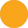 Tape Logic 1 1/2 Circle Inventory Label, Fluorescent Orange, 500/Roll