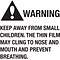 Tape Logic™ Warning Keep Away From Small Children Regulated Label, 2 x 2, 500/Roll