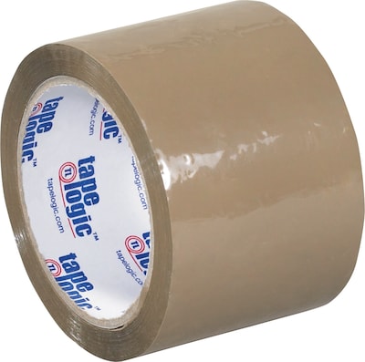 Tape Logic Acrylic Heavy Duty Packing Tape, 3 x 55 yds., Tan, 24/Carton (T905350T)