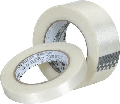 3M™ Tartan™ 1/2 x 60 yds. Filament Tape 8932, 12/Case