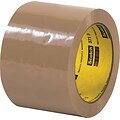 Scotch Sealing Packing Tape, 3 x 110 yds., Brown, 24/Carton (T905371T)