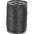 BOX Partners  320 lbs. Solid Braided Nylon Rope, Black, 500