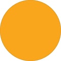 Tape Logic 2 Circle Inventory Label, Fluorescent Orange, 500/Roll