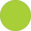 Tape Logic 3 Circle Inventory Label, Fluorescent Green, 500/Roll