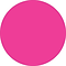 Tape Logic 2 Circle Inventory Label, Fluorescent Pink, 500/Roll