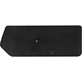 Partners Brand Black Stack and Hang Bin Divider, 6 5/8 x 2 3/4, 6/Case